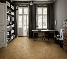 Dvouvrstvá dřevěná podlaha Kährs Herringbone Dub CD matný lak