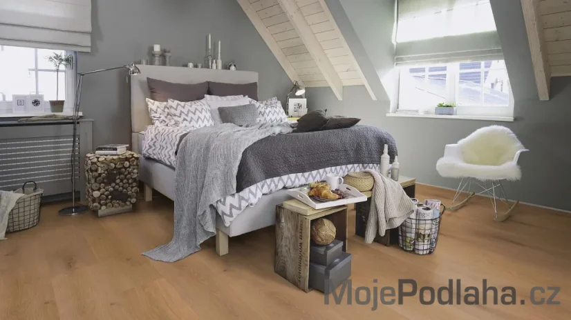 Eko plovoucí vinylová podlaha Wineo Purline 1000 wood XL Noble Oak Toffee