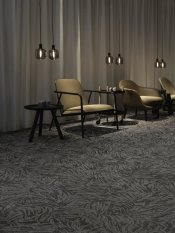 Tkaný vinyl 2tec2 ROLL Palma BIO Charcoal