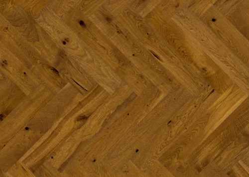 Třívrstvá dřevěná podlaha Barlinek Dub Brown Sugar Herringbone 130