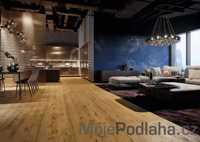 Třívrstvá dřevěná podlaha Barlinek Dub Biscotti Grande