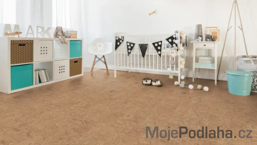 Korková podlaha lepená Likor Symphony Natural