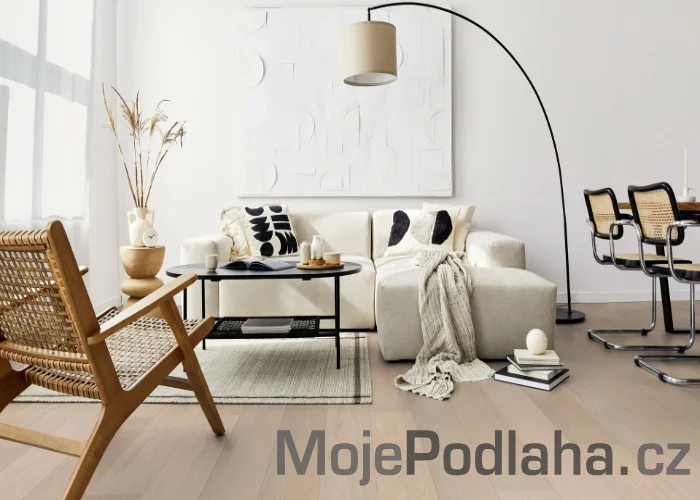 Dýhovaná dřevěná podlaha ParKy Summit Ivory Oak Premium