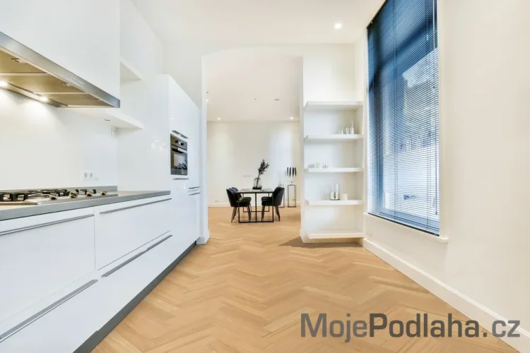 Dýhovaná dřevěná podlaha ParKy Swing Natural Oak Premium - levý