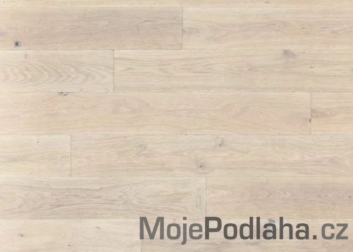 Třívrstvá dřevěná podlaha Becco Dub Bělený