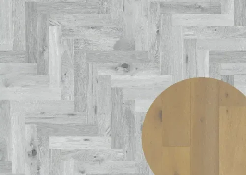 Masivní dřevěná podlaha Esco Soft Tone HB 030A Smoked Ecru Elegance/Superb (20x100)