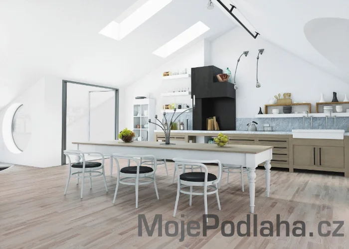 Třívrstvá dřevěná podlaha Barlinek Jasan Platinium Molti