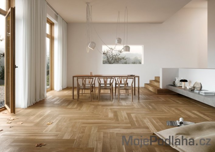 Dvouvrstvá dřevěná podlaha Bauwerk Parkett Cleverpark Dub Mandorla