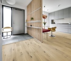 Třívrstvá dřevěná podlaha Kährs Beyond Retro Collection Dub Frosted Oat Plank