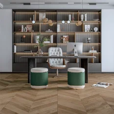 Třívrstvá dřevěná podlaha Alpod Artisan Chevrone Dub Rhone