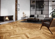 Třívrstvá dřevěná podlaha Barlinek Dub Raisins Chevron 130