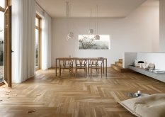 Dvouvrstvá dřevěná podlaha Bauwerk Parkett Cleverpark Dub Mandorla