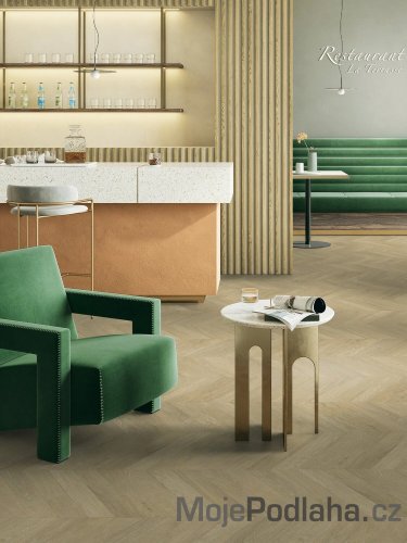 Zátěžová PVC podlaha Gerflor Taralay Impression HOP Compact Rivau Nature