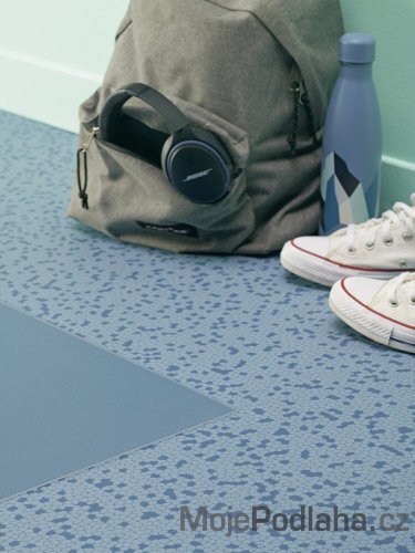 Zátěžová PVC podlaha Gerflor Taralay Impression HOP Compact Uni Matt Teal