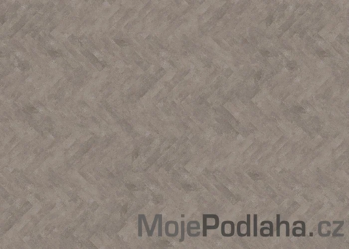 Eko vinylová podlaha lepená Wineo Purline 1000 stone XS Herringbone Urban Concrete Smoke