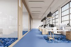 Zátěžová vinylová podlaha Gerflor Taralay Impression Acoustic Happy Number Blue