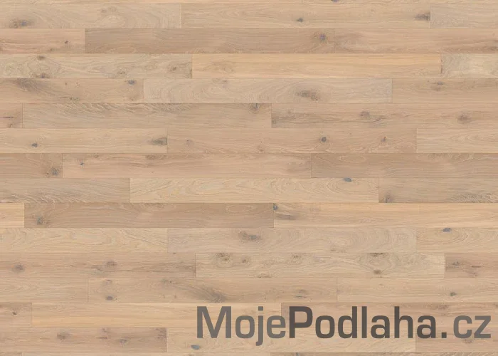 Masivní dřevěná podlaha Esco 021N Extra White