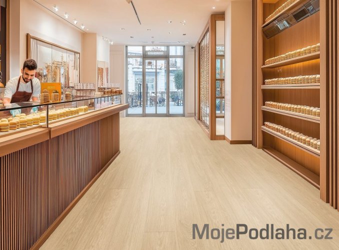 Vinylová podlaha lepená Gerflor Creation 55 Lounge Oak Beige EIR