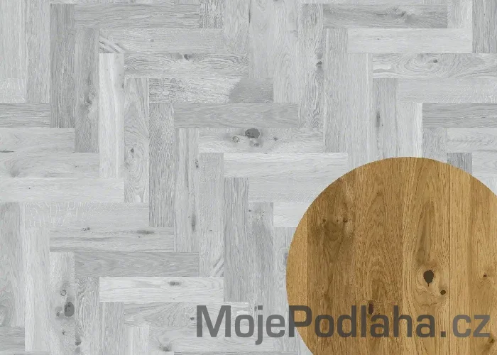 Masivní dřevěná podlaha Esco Soft Tone HB 046N Vivid Gold Elegance/Superb (20x120)