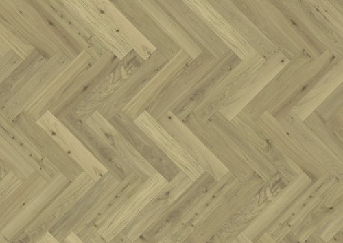 Dvouvrstvá dřevěná podlaha Kährs Herringbone Dub CC DIM bílý
