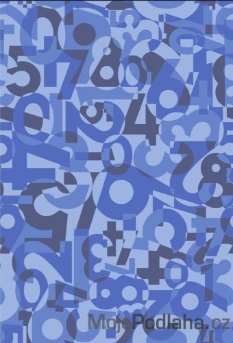 Zátěžová vinylová podlaha Gerflor Taralay Impression Acoustic Happy Number Blue