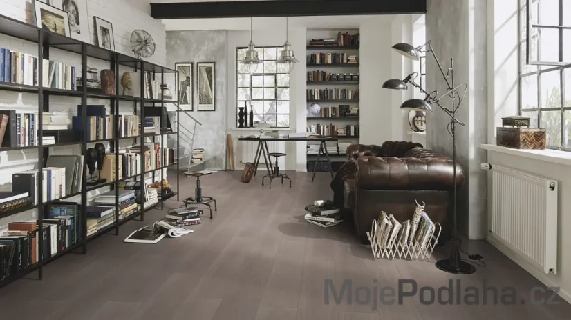 Eko vinylová podlaha lepená Wineo Purline 1000 wood XL Calm Oak Ash