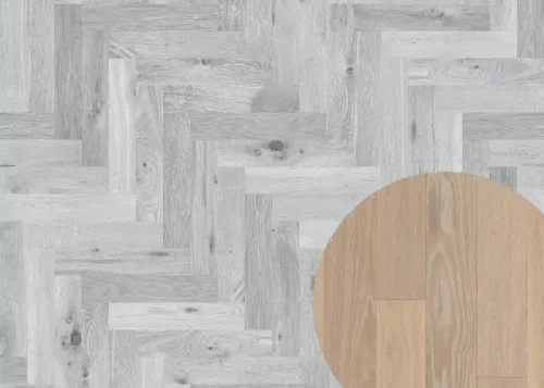 Třívrstvá dřevěná podlaha Esco 021N Extra White
