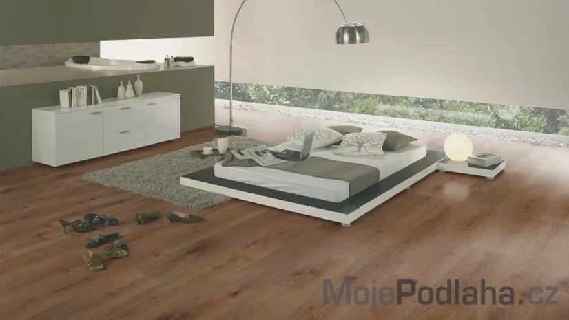 Eko plovoucí vinylová podlaha Wineo Purline 1000 wood XL Noble Oak Chocolate