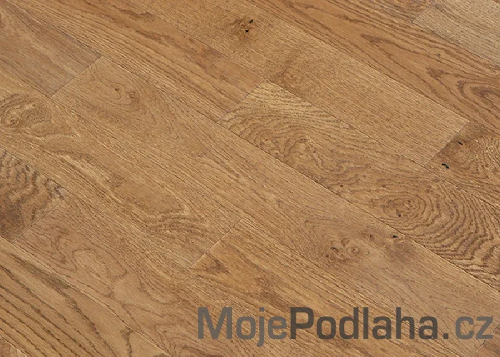 Dvouvrstvá dřevěná podlaha Alpod Heritage Style Medium HB Castle Brown