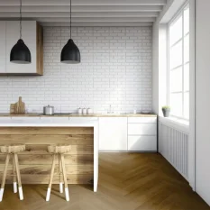 Vinylová podlaha lepená Aspecta Contours Iconic Oak Brienz Herringbone