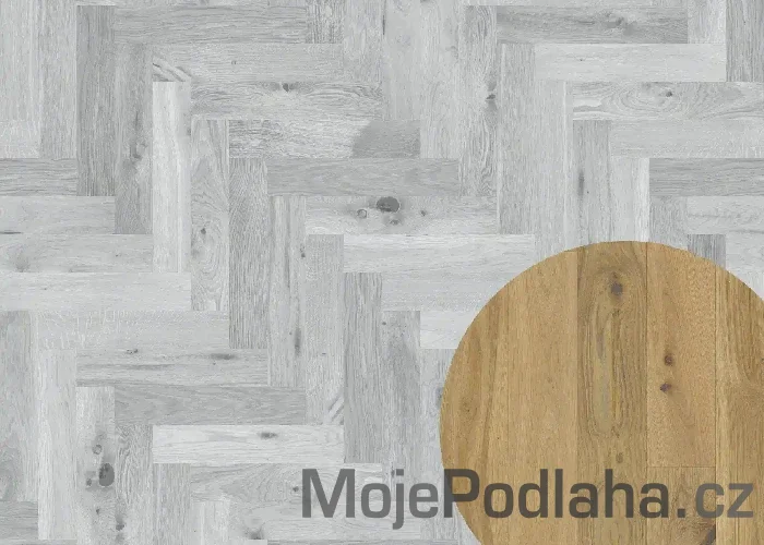 Masivní dřevěná podlaha Esco 047N Cool Clay