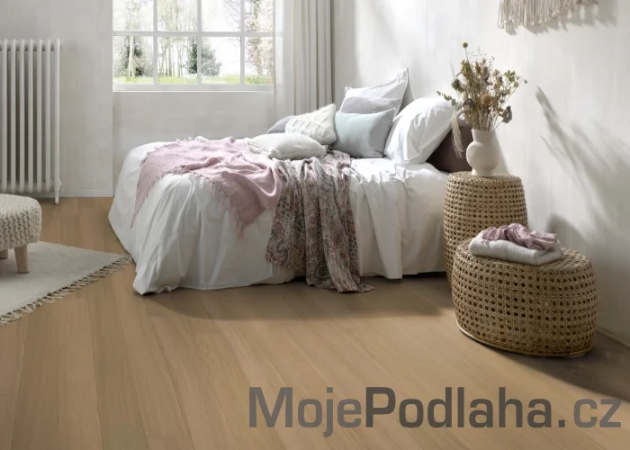Dýhovaná dřevěná podlaha ParKy Deluxe+ Ivory Oak Premium