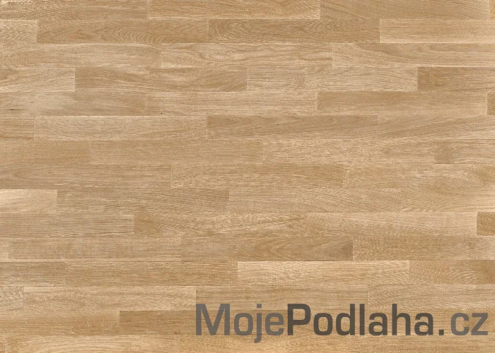 Dvouvrstvá dřevěná podlaha Kährs Dub AB bílý - Přírodní olej