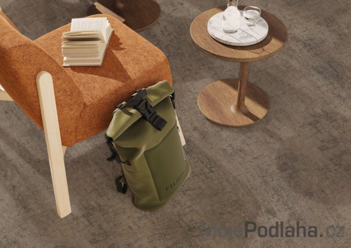 PVC podlaha Gerflor Taralay Libertex Rough Chocolate (šíře 2m)