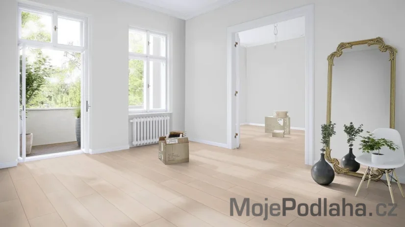 Eko plovoucí vinylová podlaha Wineo Purline 1000 wood XL Calm Oak Bright