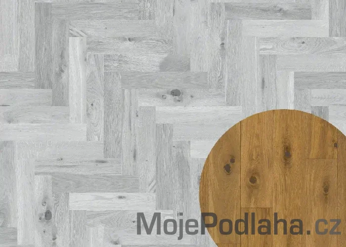Masivní dřevěná podlaha Esco 043A Smoked Amber