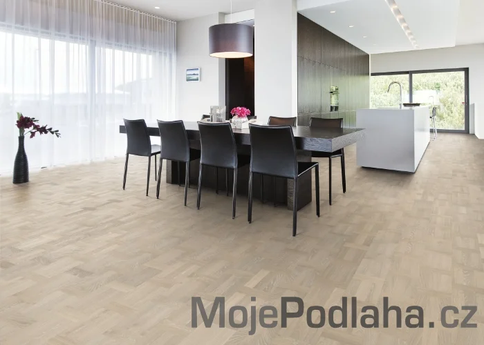 Třívrstvá dřevěná podlaha Kährs Dub Palazzo Bianco