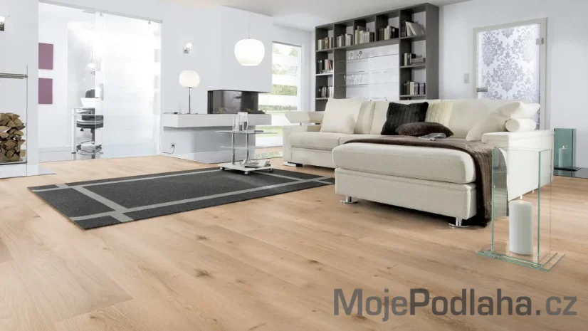 Eko plovoucí vinylová podlaha Wineo Purline 1000 wood L Intensive Oak Honey HDF