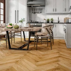 Třívrstvá dřevěná podlaha Alpod Artisan Herringbone Dub Lagos