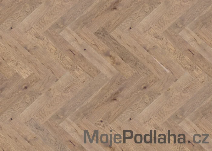 Třívrstvá dřevěná podlaha Barlinek Dub Serene Herringbone 110
