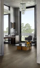 Třívrstvá dřevěná podlaha Kährs Beyond Retro Collection Dub Charcoal Light Plank