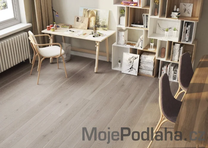 Třívrstvá dřevěná podlaha Barlinek Dub Cardamomo Grande