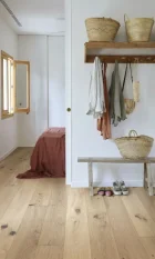 Třívrstvá dřevěná podlaha Kährs Flora Collection Dub Edelweiss