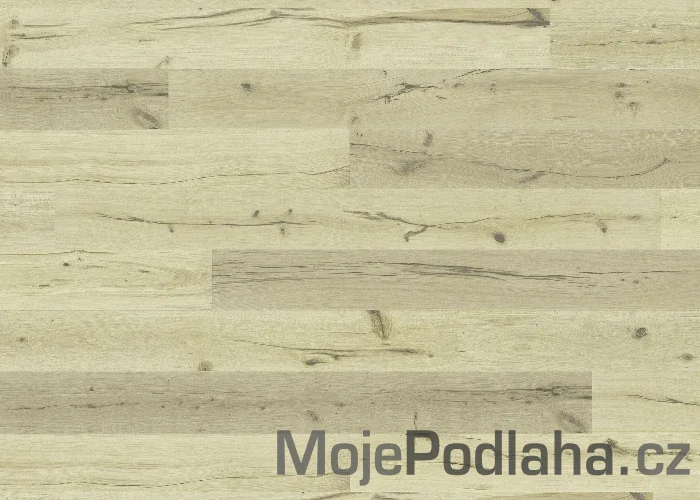 Třívrstvá dřevěná podlaha KPP Dub Antique Bílý