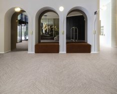 Tkaný vinyl lepený 2tec2 Strata BIO Garnet (75 cm)