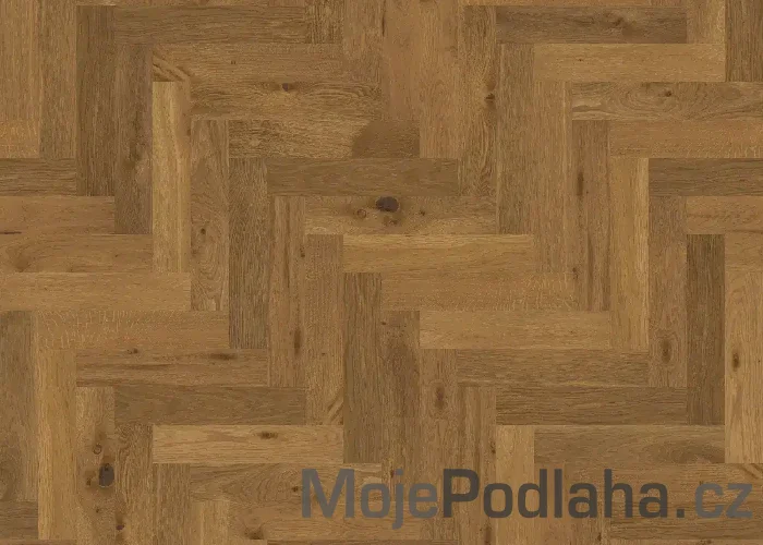 Masivní dřevěná podlaha Esco 001A Lehce kouřová