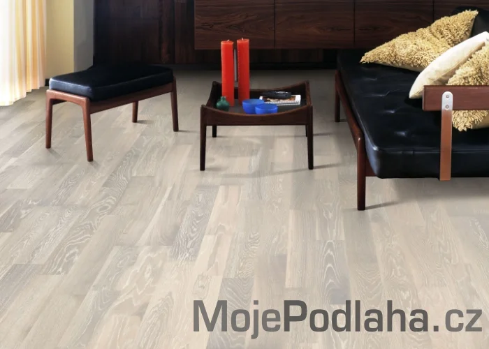 Třívrstvá dřevěná podlaha Kährs Dub Creme