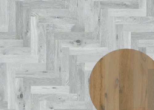 Masivní dřevěná podlaha Esco Soft Tone HB 042A Smoked Beige Elegance/Superb (20x100)