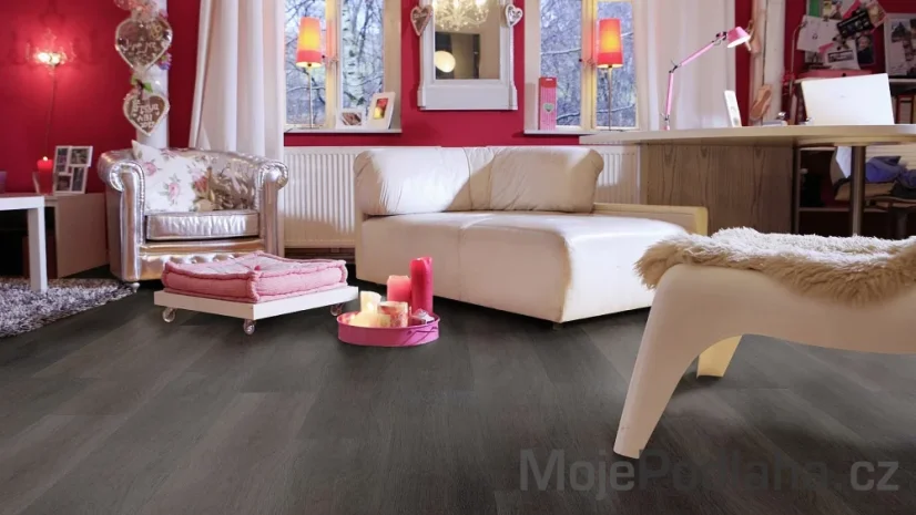 Eko plovoucí vinylová podlaha Wineo Purline 1000 wood L Soft Oak Pepper HDF