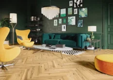 Třívrstvá dřevěná podlaha Barlinek Dub Ramsey Herringbone 110